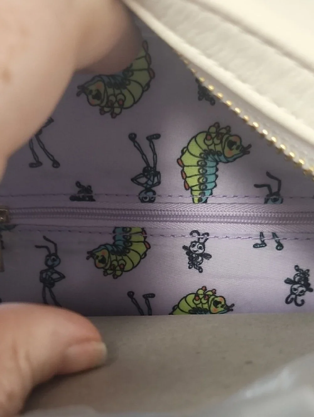Loungefly Disney Cream & Green A Bug's Life Character Mini Backpack